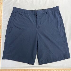 Nike Men's Dark Blue Flat Front Golf Shorts